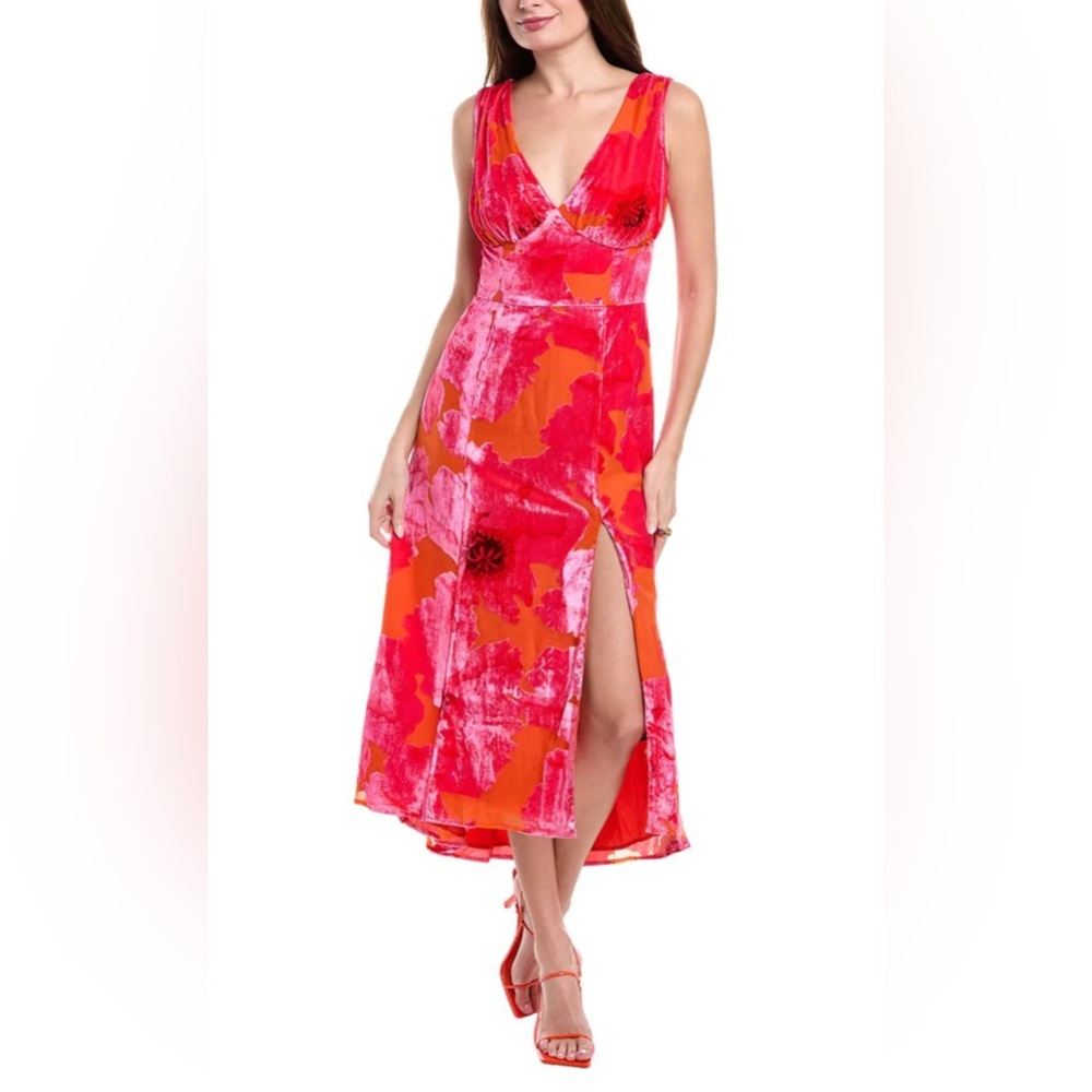Hutch Fairlee Burnout Velvet Maxi Dress